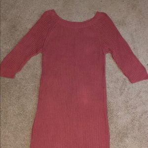 Amber knit sweater dress
